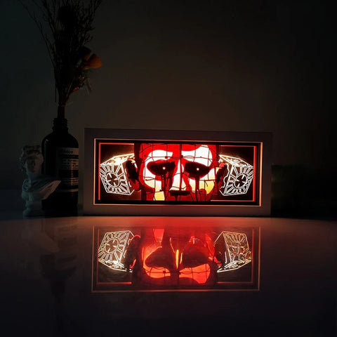 Scream It Saw Horror Series Paper Carving Lamp Photo Frame