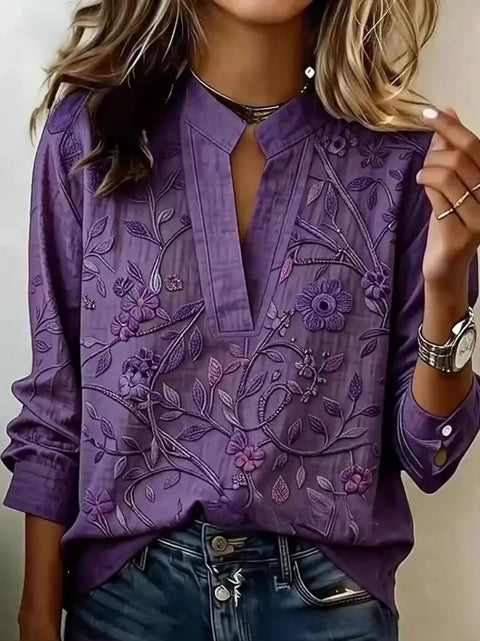 3D digital printing casual pullover versatile spring and summer new shirt top m302727