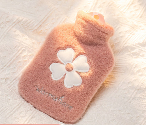 Cartoon plush hot water bag explosion-proof water injection bag m3330670