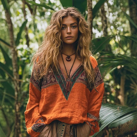 Women's independent station spring and summer hot-selling digital printing, long-sleeved T-shirt top m301742