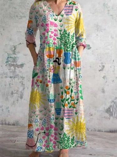 Loose dress women m301073