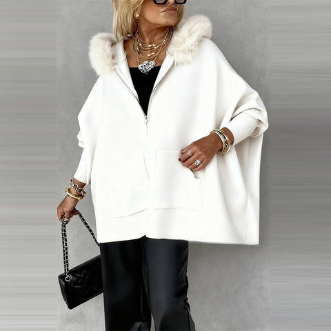 Women's Fashion Comfortable Casual Hooded Loose Jacket Women m302101