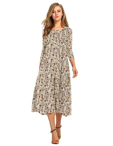 Autumn and winter dress solid color fashion big swing dress m302776