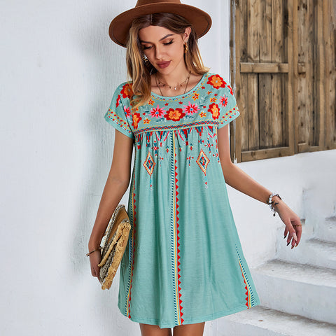 Dress spring and summer loose short skirt m300867