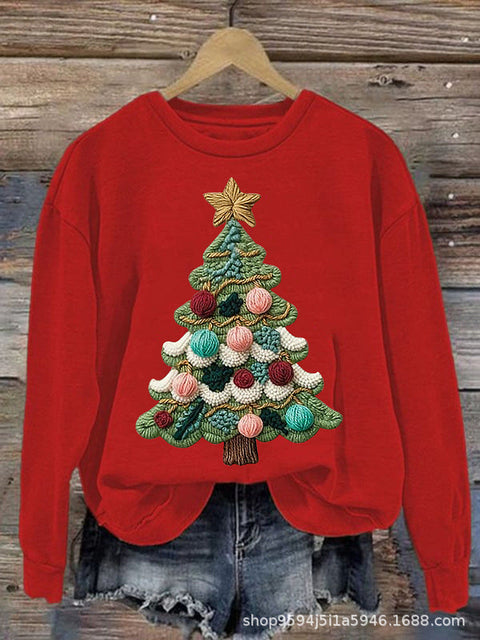 Autumn and winter top women's crew neck sweater m302181