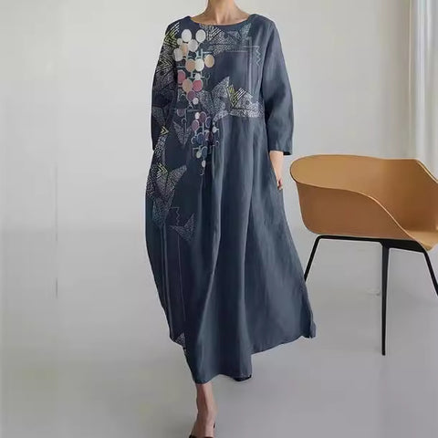 Crew neck sweet women's dress new dress m301069