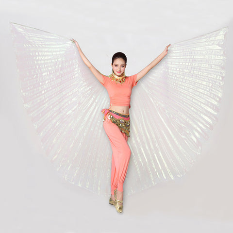 Golden and Silver Wings 360 degree Split Dance Dress m33311027