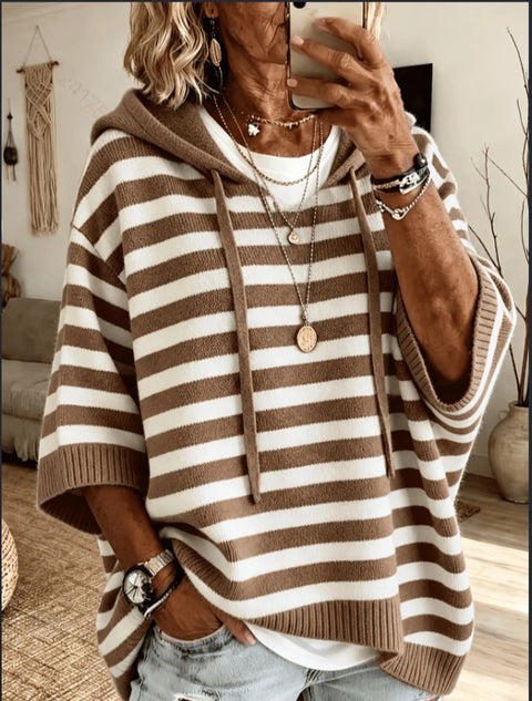 New hooded drawstring sweater sweater woven outside m303005