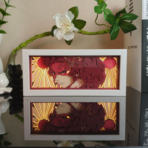 Demon Slayer Kamado Tanjirou Paper Carving Lamp Photo Frame
