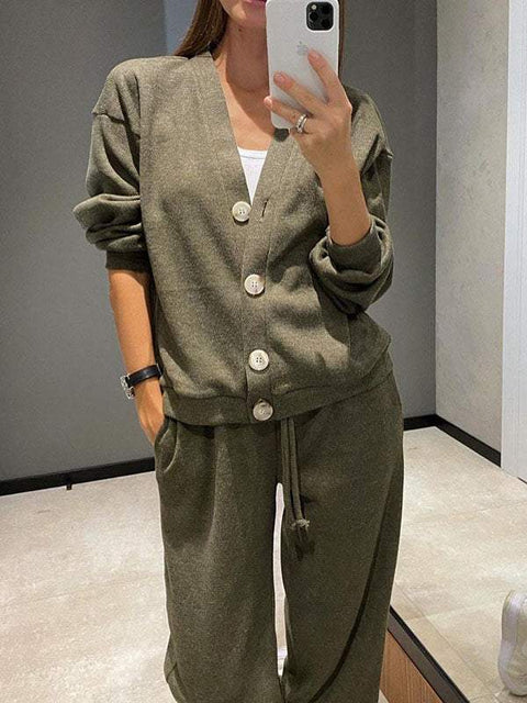 Hot Sale Casual Sports Suit Cardigan Top Women's Clothing m302072