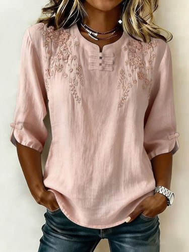 Women's floral print top m302985