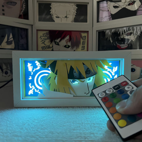 Naruto anime  Paper Carving Lamp Photo Frame