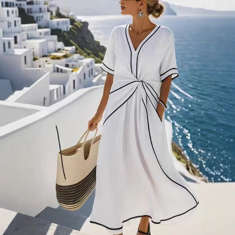 New Pomisian style temperament elegant dress m302459