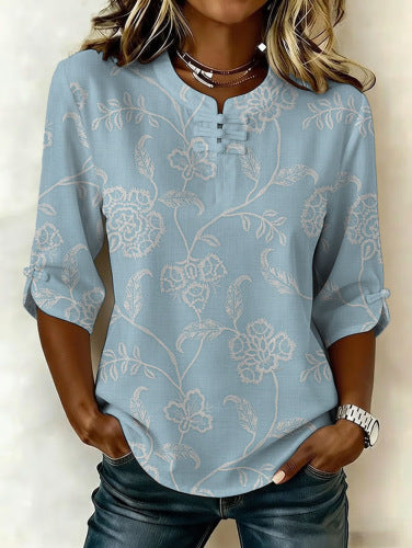 Women's floral print top m302985