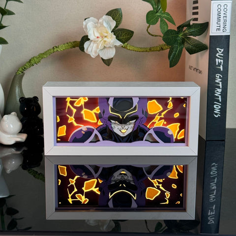 Dragon Ball Frieza Paper Carving Lamp Photo Frame
