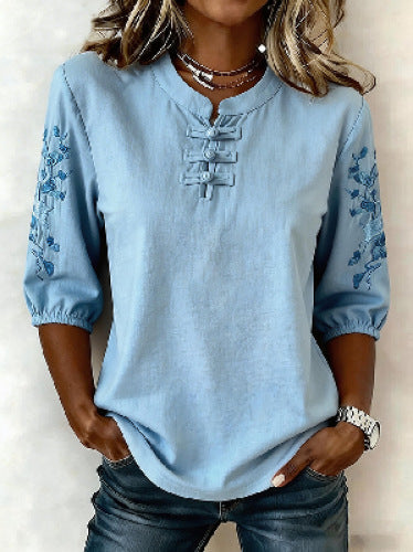 Women's floral print top m302985