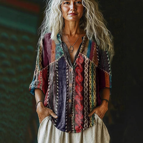 women's large size summer women's casual floral shirt women's small daisy shirt 3D printed shirt m301735