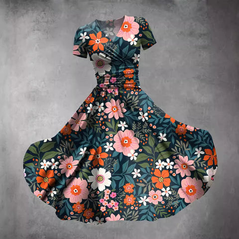 Temperament commuter casual and thin dress m302527