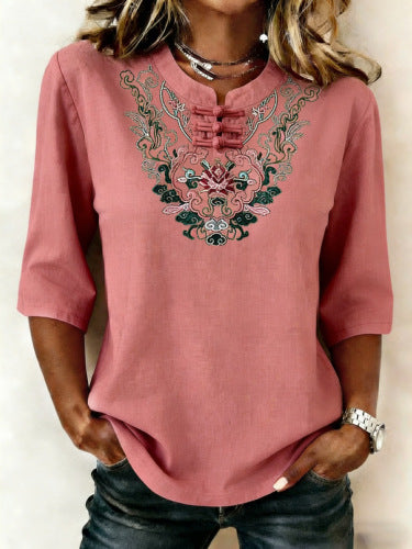 Women's floral print top m302985