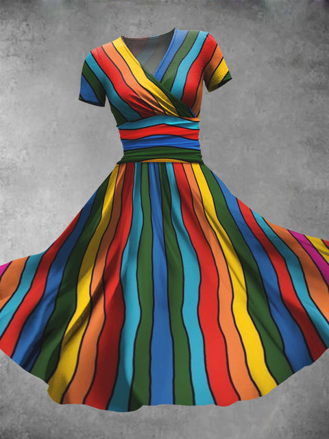 Temperament commuter casual and thin dress m302527