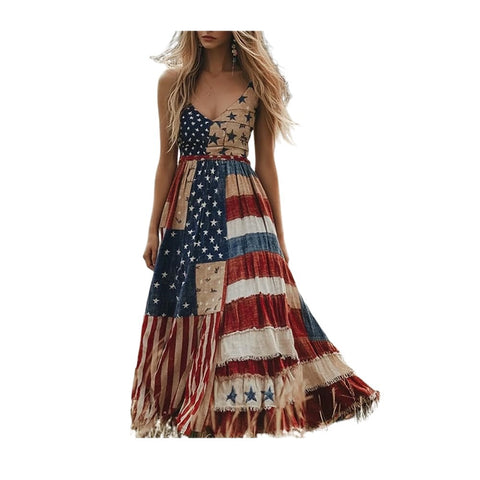 Women's trendy brand loose floral element casual dress m302069