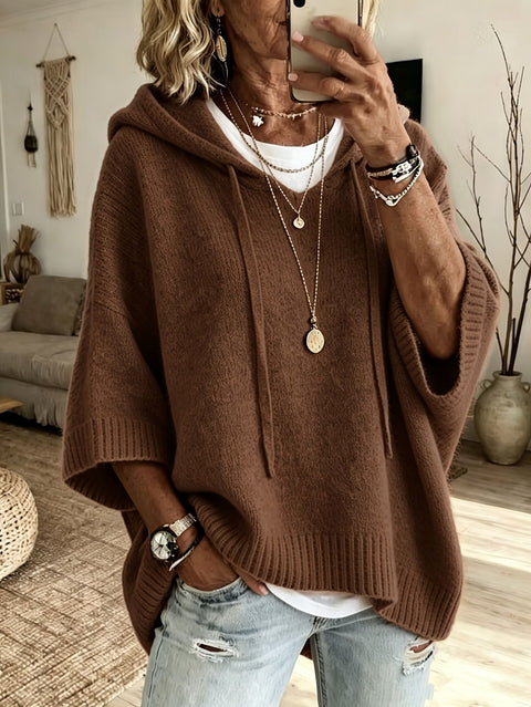 New hooded drawstring sweater sweater woven outside m303005