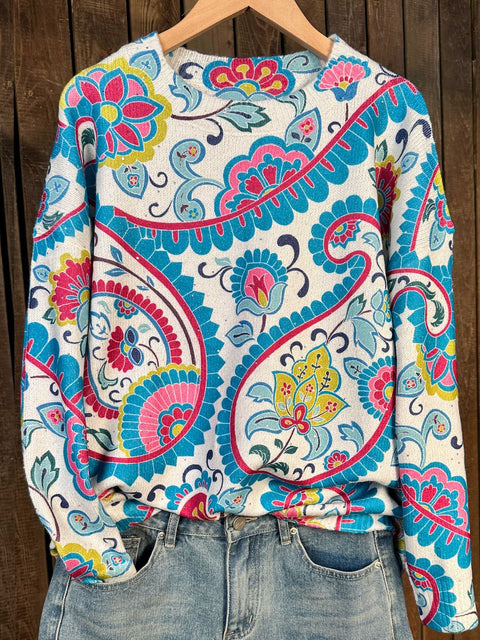 Knitted Women's Christmas Crew Neck Long Sleeve Pullover Women's m302124