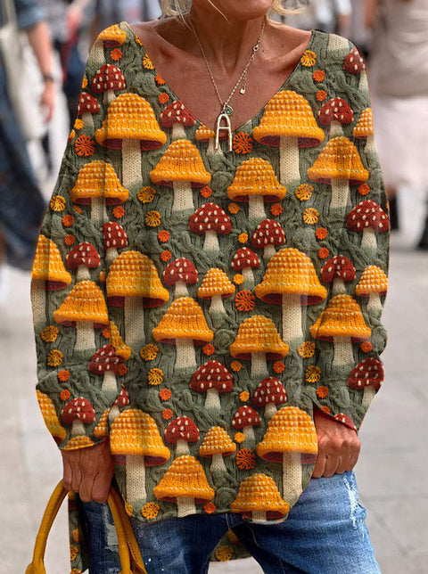 Large size split love dog 3D printing urban casual women's long T-shirt m301662