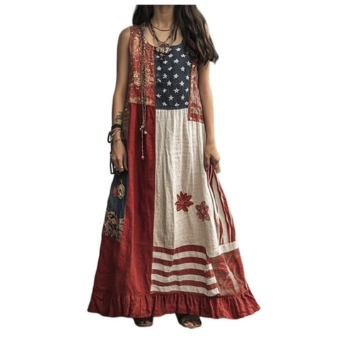 Women's trendy brand loose floral element casual dress m302384