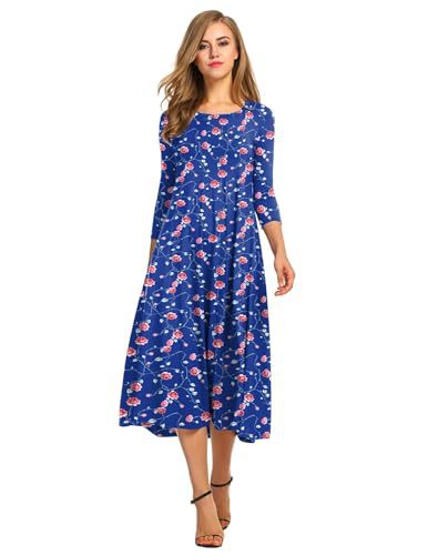 Autumn and winter dress solid color fashion big swing dress m302776