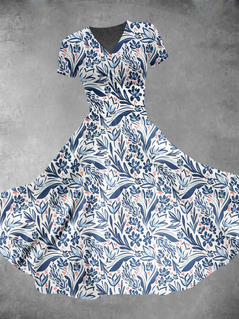 Temperament commuter casual and thin dress m302527