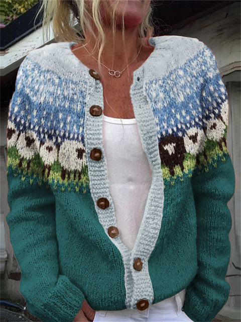 New cardigan knitted jacket women's clothing early spring and autumn source work m301722