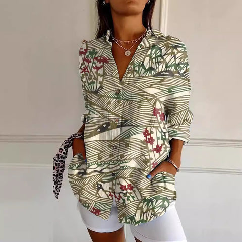 Seven sleeve shirt animal print 3D shirt m301214