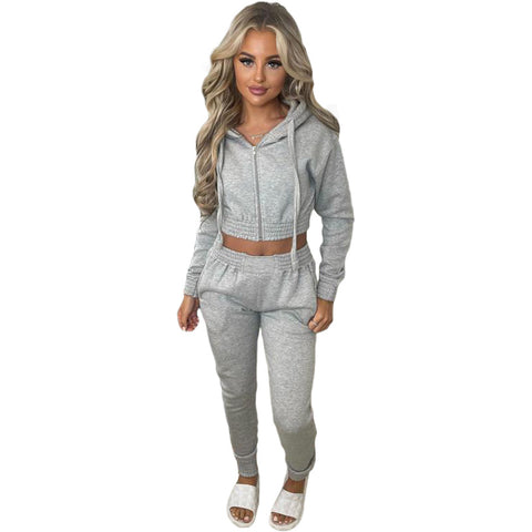 women's clothing fleece sweater hooded sports and leisure suit m301812