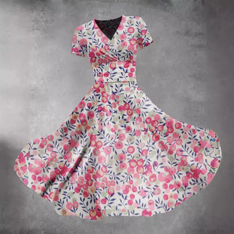 Temperament commuter casual and thin dress m302527