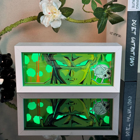 Dragon Ball anime Majin Buu Paper Carving Lamp Photo Frame