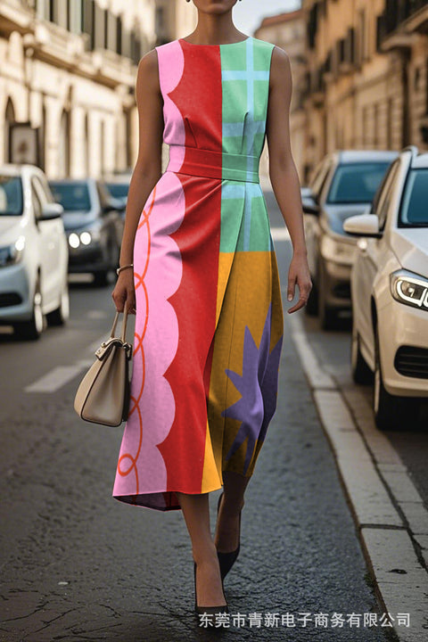 Timeless Elegant Dress Sleeveless Dress m301216