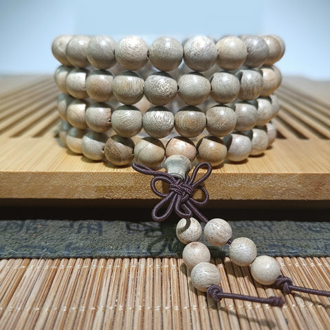 Guofeng 108 bracelets, sandalwood bead bracelets, various handheld Chinese knot rosary beads m3331293