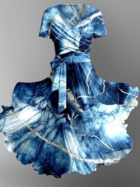 Temperament commuter casual and thin dress m302527