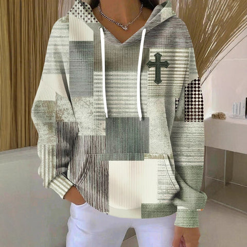 Ladies hooded sweater m302225