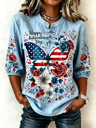 Women's floral print top m302985