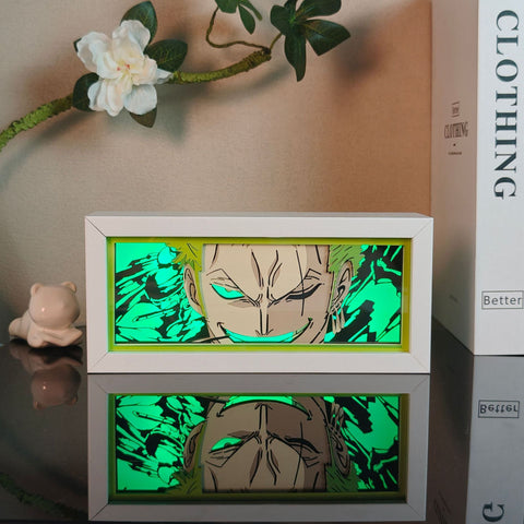 ONE PIECE Dragon Ball Hokage Paper Carving Lamp Photo Frame