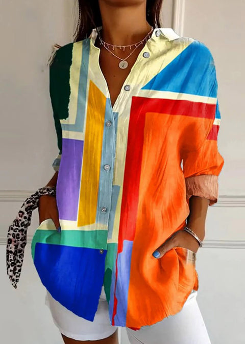 Seven sleeve shirt animal print 3D shirt m301214