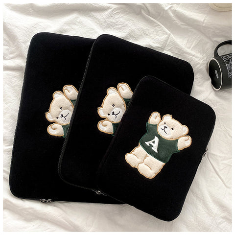 Cute Storage AC Bear iPad Notebook 13-15 Inch Tablet Bag Sleeve Sleeve m3330820