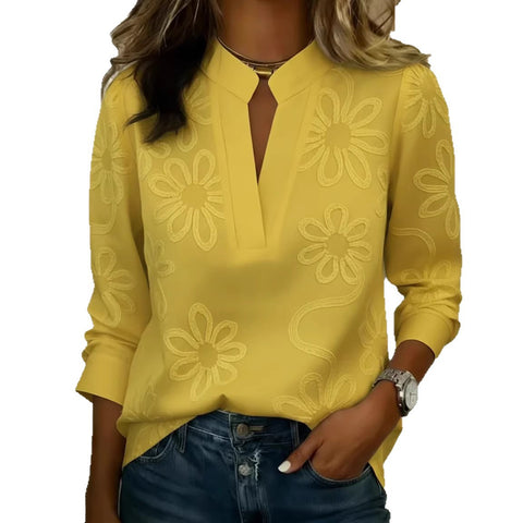 3D digital printing casual pullover versatile spring and summer new shirt top m302727