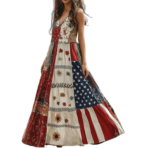 Women's trendy brand loose floral element casual dress m302384