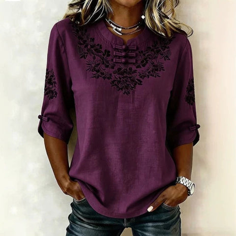 Women's floral print top m302985