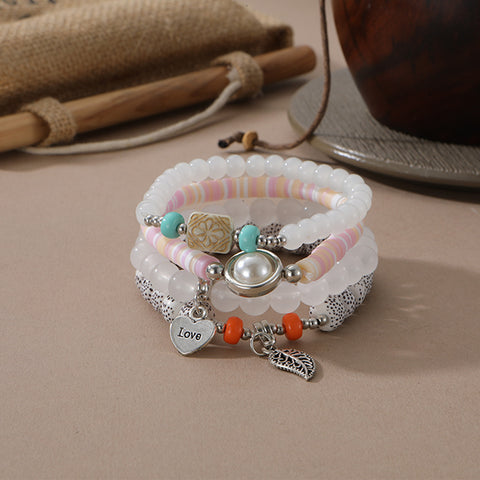 New Bohemian Bracelet Creative Tassel Multi-layer Beaded Bracelet m3331286