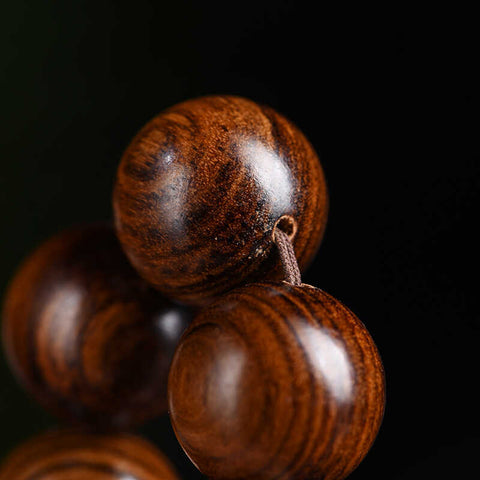 Black rosewood bracelet Wooden Buddha bead bracelet Men's cultural play Buddha beads Women's couple jewelry Bead rosary bead play m3331321