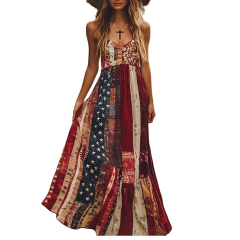 Women's trendy brand loose floral element casual dress m302384